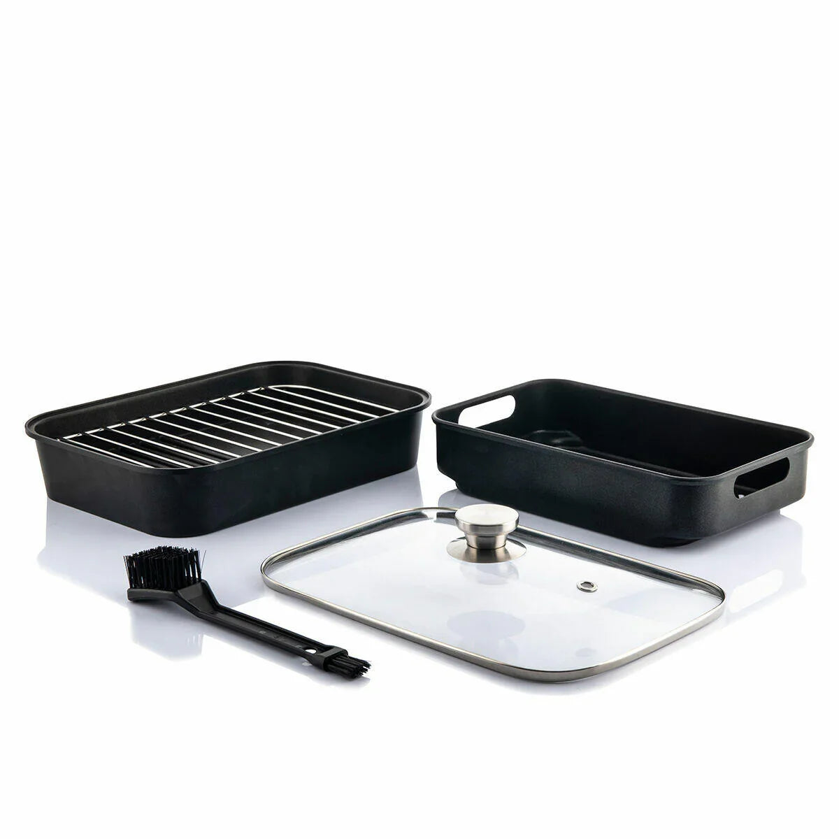 Freidora de Aire con Grill, Accesorios y Recetario InnovaGoods Fryinn