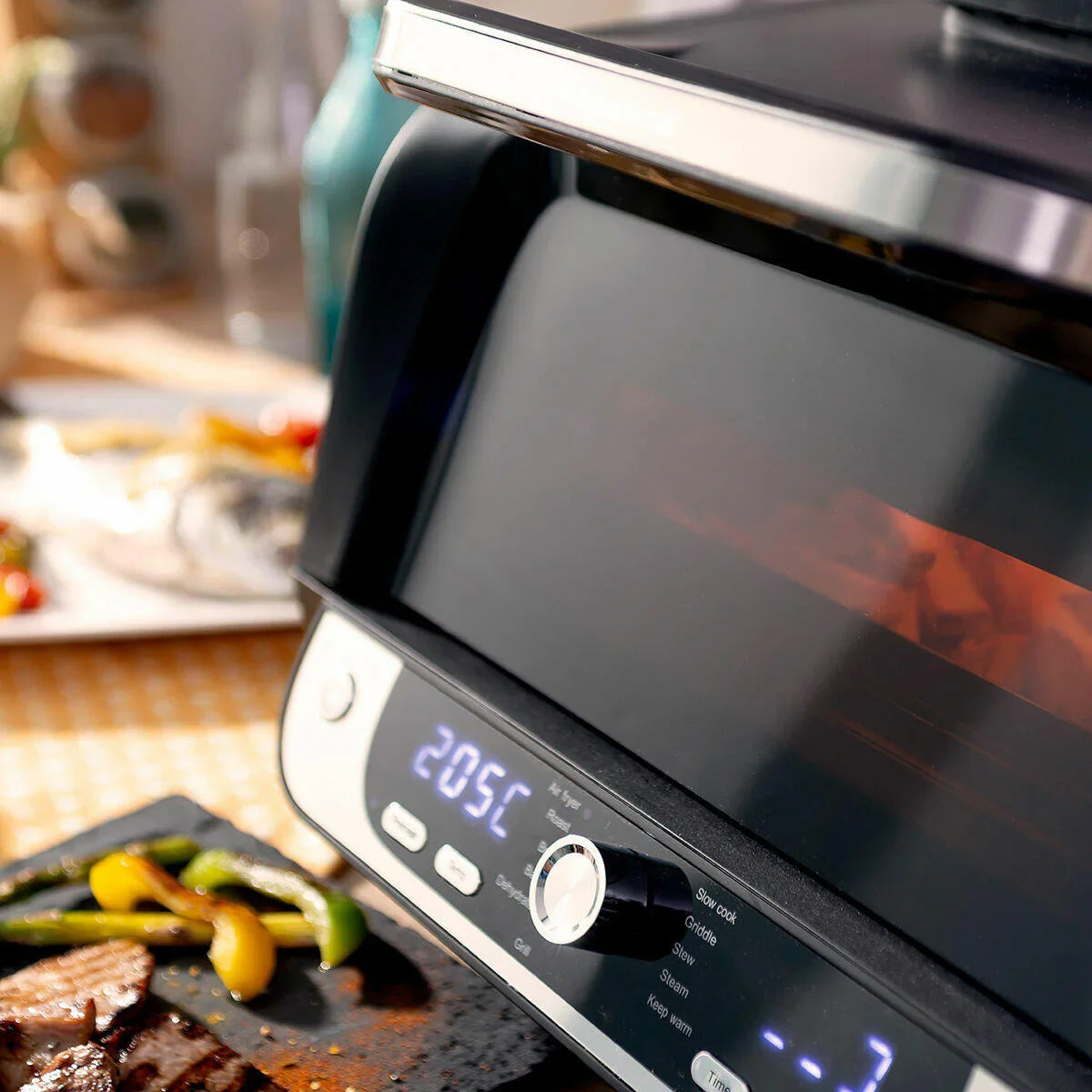 Freidora de Aire con Grill, Accesorios y Recetario InnovaGoods Fryinn