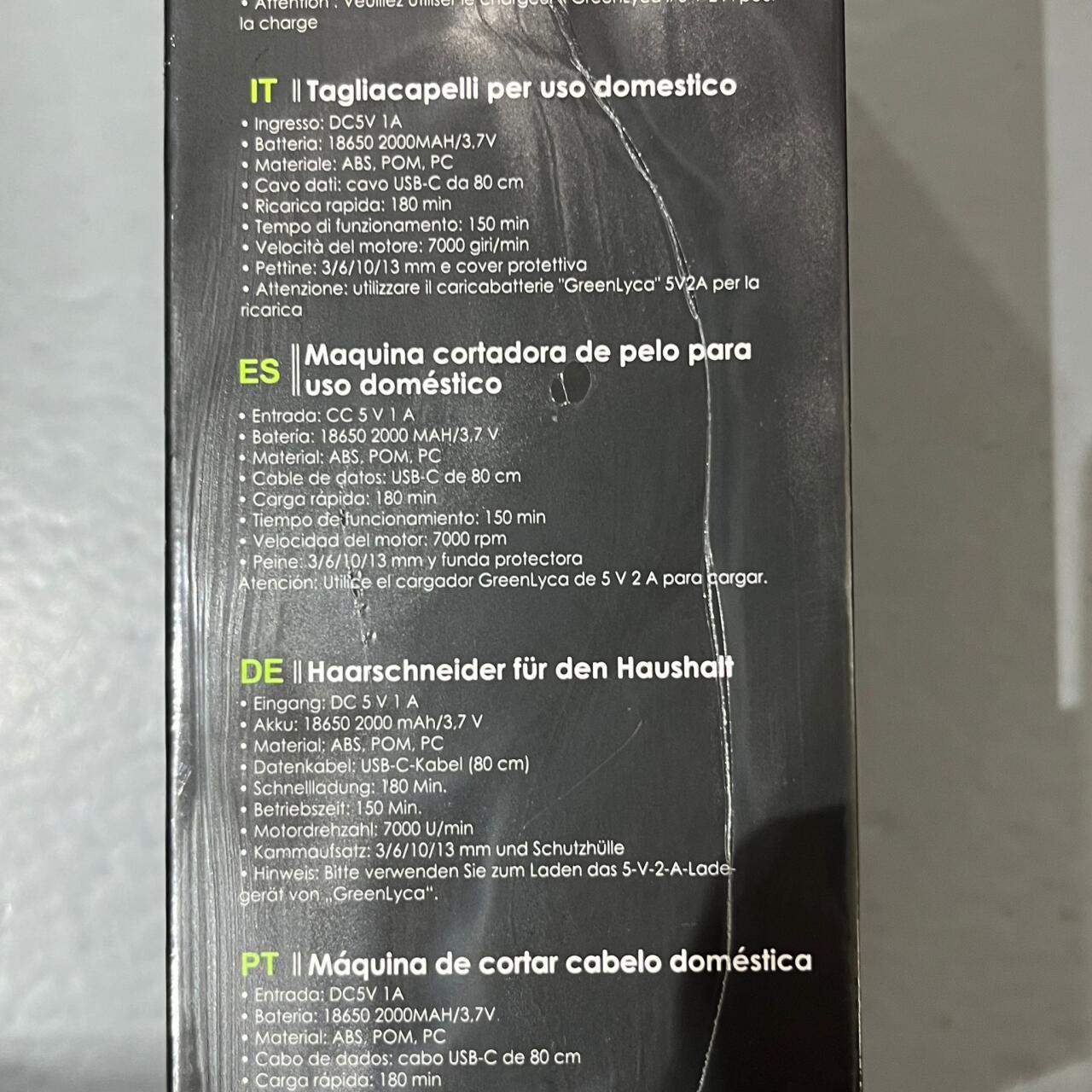 💈 Máquina Cortapelo Profesional con Batería 2000mAh y Motor 7000RPM