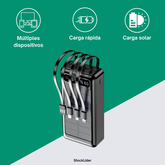 Powerbank con carga solar